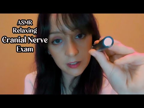 ⭐ASMR [Sub] Relaxing Cranial Nerve Exam (Soft Spoken, Mouth Sounds, Music)
