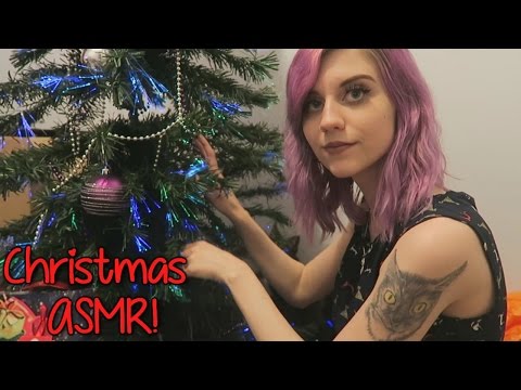 Christmas ASMR! (Tapping, Scratching, Crinkling, Whispering, Ripping)