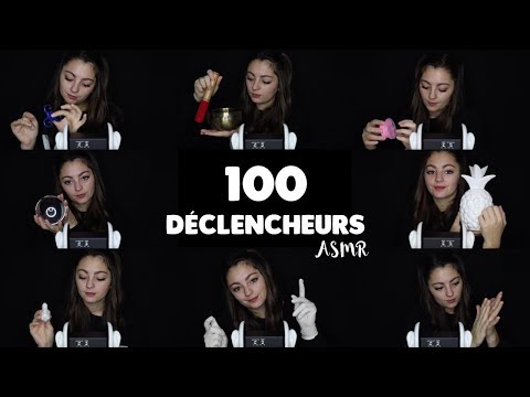 ASMR FRANCAIS ♡ 100 Déclencheurs pour T'endormir ♡ (Multi-déclencheurs)