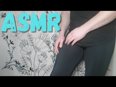 ASMR - Pure Fabric Scratching in Bubblelime Workout Leggings