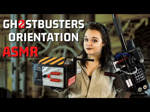 ASMR | Ghostbusters Orientation | Learning about the PKE Meter, Proton Pack, and Ghost Trap