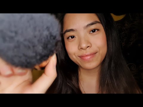 [ASMR] Face Brushing with Layered Sounds & Slooooow Countdown For Sleep ✧