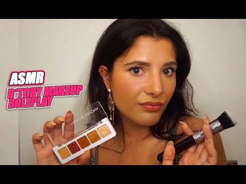ASMR B*tchy Popular Girl Does Your Prom Makeup (Accent, Fast Whispering)