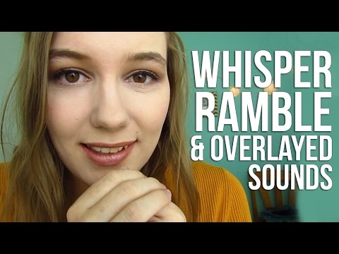 [BINAURAL ASMR] Whisper Ramble & Overlayed Sounds! (crinkling, tapping, scissors)