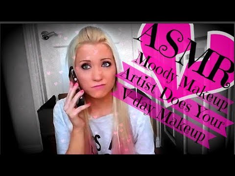ASMR: Moody Makeup Artist Does Your Valentine's Day Makeup RP