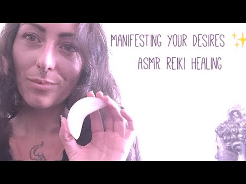 ASMR CRYSTAL REIKI ✨ NEW MOON IN VIRGO ✨ INTENTION SETTING ✨ DISTANCE REIKI HEALING ✨ GUIDED RITUAL