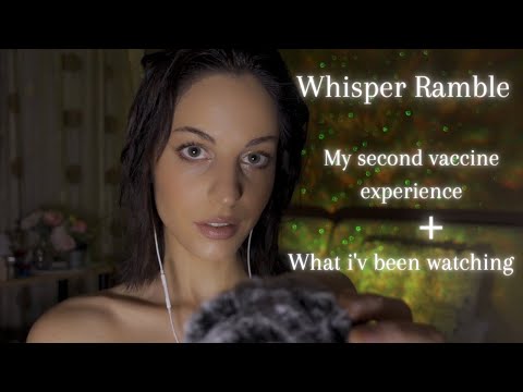 ASMR Whispering with Fluffy Mic ~Gentle quiet whispers 💚💚