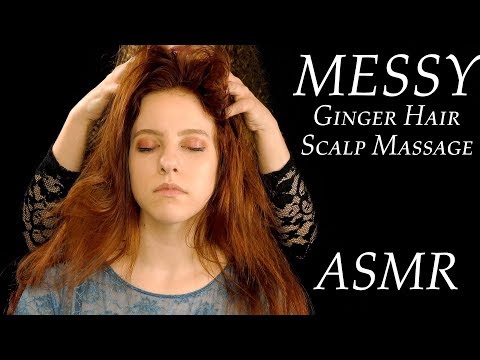 Messy Ginger Hair & Scalp Massage w/ Corrina Rachel & Glitter ASMR!