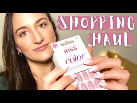 ASMR • SHOPPING HAUL • with LOTS of Whisper Ramble & Tapping