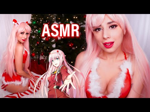 ASMR The Best Sleep You've EVER Had ❤️ Zero Two Cosplay, Soft Whispers, Fluffy Mic Scratching