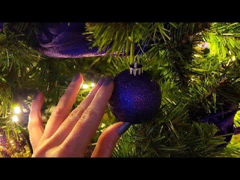 ASMR | My Christmas Ornaments Show & Tell | Trees (Whisper)