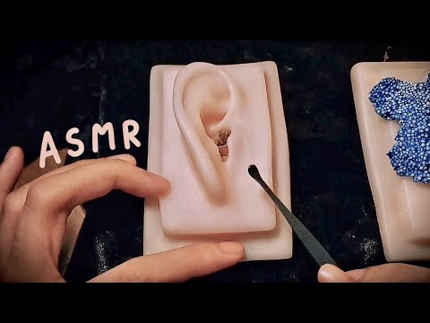 ASMR Ear Cleaning / Masking Tape, Slime