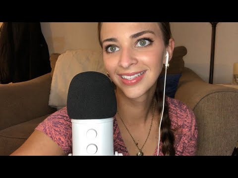 ASMR| Whisper/Ramble with gum chewing and random triggers 🩷