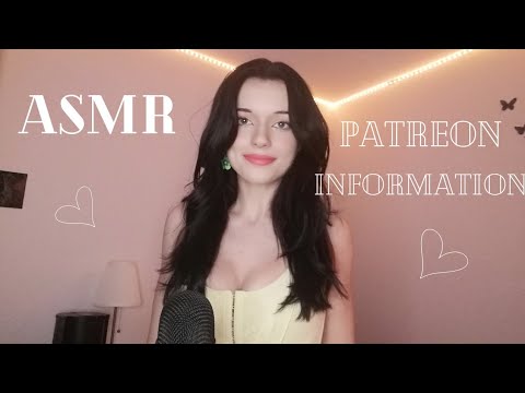 ASMR | PATREON ANOUNCEMENT (whispering, nail tapping, hand sounds)
