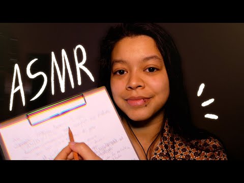 ASMR FR | Je Te Pose Pleins De Questions Sur Ton Sommeil 😴