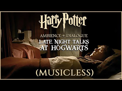 Staying up late with Harry & Ron chatting about life [Musicless] ◈ Harry Potter Ambience + Dialogue