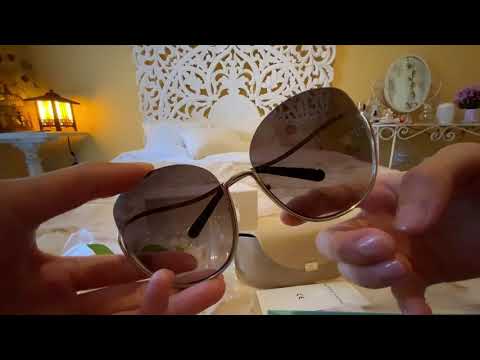 Chloé Carlina & Butterfly Sunglasses Unboxing Review ASMR
