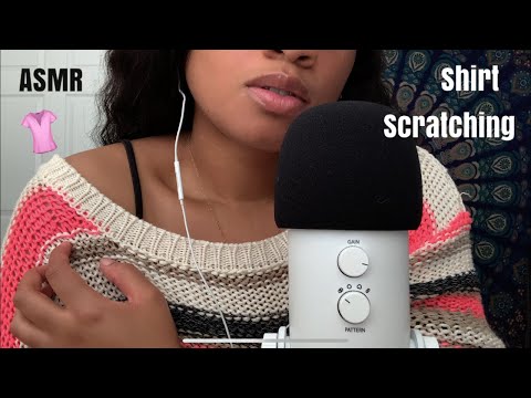 ASMR | Shirt Scratching & Mouth Sounds 👄