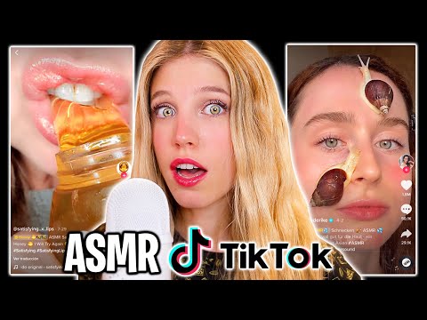 ASMR REACCIONANDO AL ASMR EN TIKTOK (ASMRTIST REACCIONA) #2