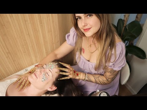 Real Person ASMR | Face Tracing & Hair Brushing | Intensive Einschlaf-Behandlung | deutsch german