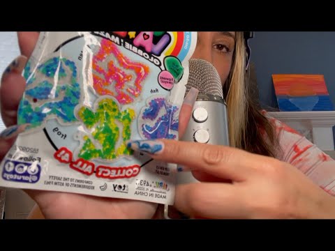 COLLECTIVE HAUL ASMR with extra long nails/ Textured Tapping/ Scratching/ Mouth Sounds/ Whispered