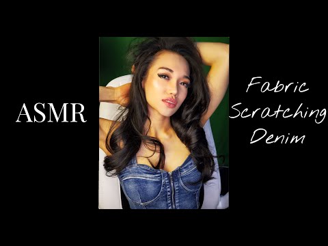 ASMR Aggressive Fabric Scratching (Denim & Heels Outfit, No Talking)