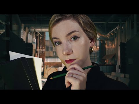 ASMR 🎨 Dramatic Artist Finds Her Muse (You) | Soft Spoken, Personal Attention, Sketch, Compliments
