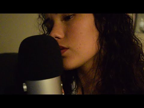 ASMR Whispering Close to the Mic, Mouth Sounds, Hand Sounds