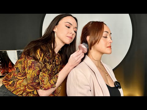 ASMR Perfectionist Commercial Shoot Hair Styling | French Braid, Clothes, Makeup, Finishing Touches