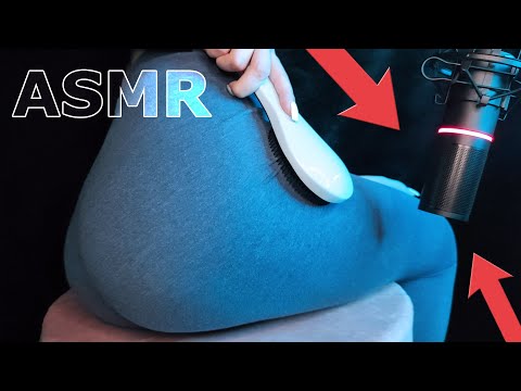 ASMR Brushing Leggings Satisfying Fabric Sounds