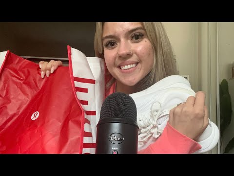 ASMR| Role play~ Lulu Lemon Associate Helps you Pick out Clothes| Fabric scratching triggers