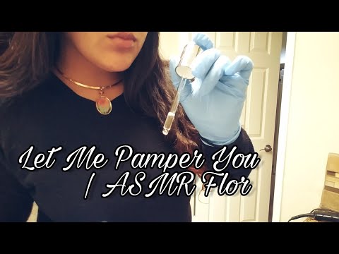 ASMR | Personal Attention Crinkly Gloves & Liquid Sounds (face touching, ripping cotton, tapping)