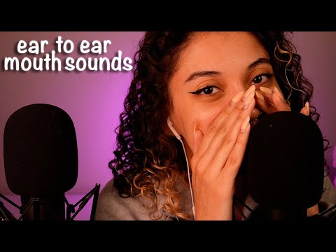 *EAR TO EAR* INTENSE Mouth Sounds (on my old mics) ~ ASMR