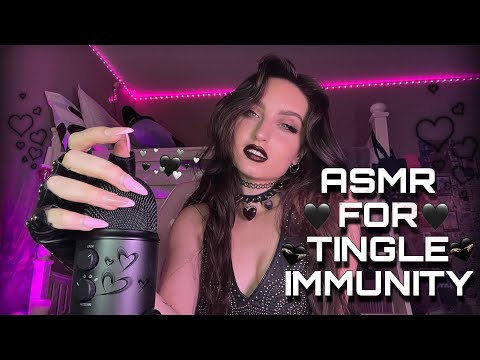 FAST & AGGRESSIVE ASMR FOR TINGLE IMMUNITY!!!🖤 ( Fabric Scratching, Leather Sounds, Mouth Sounds +)