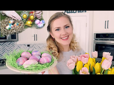 Eggcellent ASMR 🥚 4 Ways to Decorate Eggs 🥚 Soft Spoken, Memories, Crinkly, Fizzy, Colorful