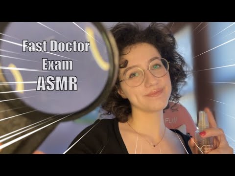 Super Fast Cranial Exam ASMR!! - Doctor Roleplay, Calm, Soft Spoken and Personal Attention