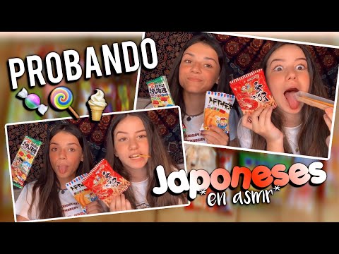 *Intentamos* hacer ASMR probando dulces japoneses...