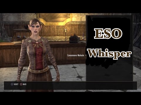 The Elder Scrolls Online: Tamriel Unlimited Gameplay Whisper