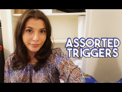 ASMR Assorted Triggers & Whispering (floam, latex gloves)