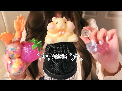 ASMR for people who lost tingles and don't use earphone | Squishy sticky triggers 💕(no talking)