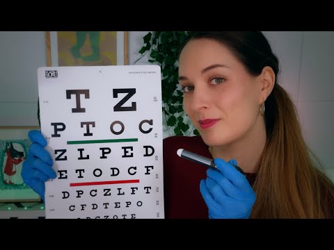 ASMR | A complete and relaxing eye check up (Medical roleplay | Soft spoken)