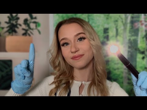 ASMR Nursing Student Does Your Cranial Nerve Exam (Personal Attention)