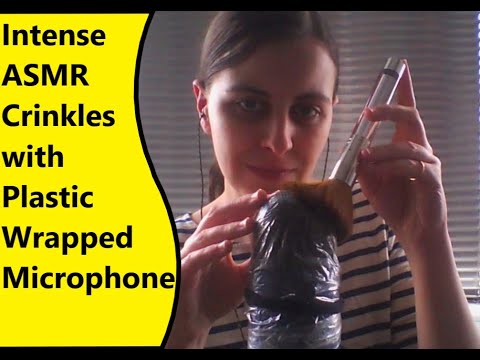 ASMR Intense Plastic Crinkles with Plastic Wrapped Mic - 1 Trigger Only, No Talking
