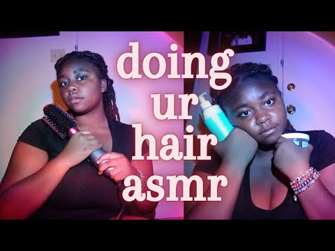 ASMR | doing your hair