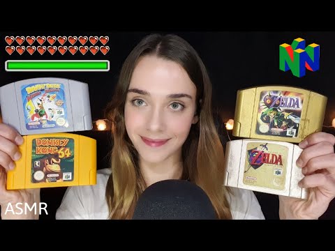[ASMR] My Whole N64 Collection I Bet You Don't Know All These Games! | Soft Spoken Rambling
