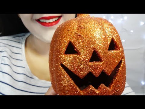 ASMR Tapping / Scratching   - Ear Eating Mouth Sounds! 💋 🎃