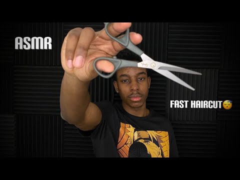 [ASMR] Fast haircut // clipping sounds// visual triggers