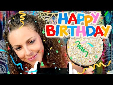 My ASMR Birthday Today! Unboxing & Decorating Giant Chocolate Chip Cookie Kit