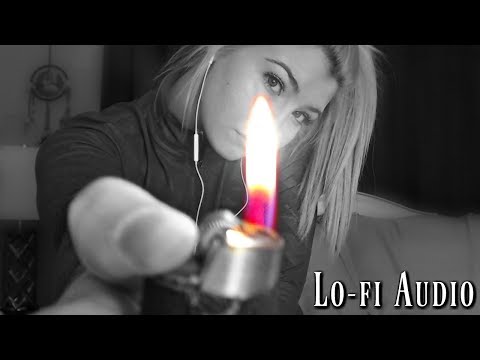 ASMR Lo-fi Audio- Lighter Play, Fast Tingly Whispers, Unique ASMR