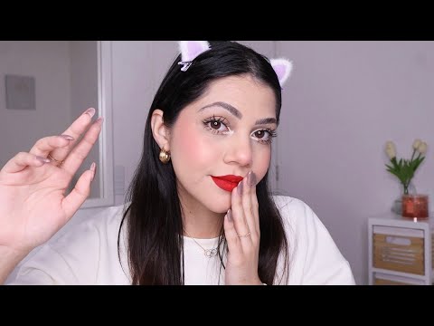 ASMR besitos & spit painting rápido | te toco la carita (mouth sounds) | Dámaris ASMR♡